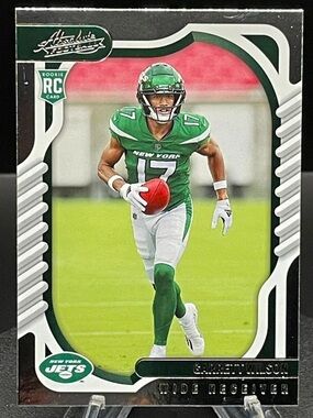 Garrett Wilson  2022 Panini Absolute New York Jets Rookie RC NFL Football Card